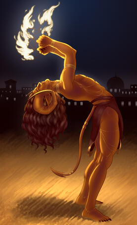 Dante - full-body gift art