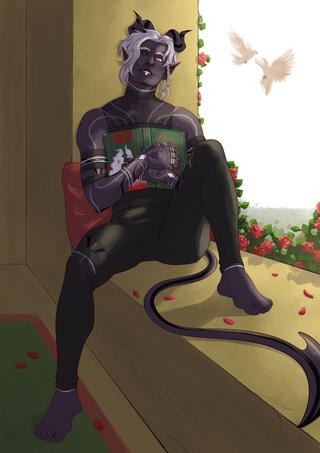 Vaelran - full body gift art