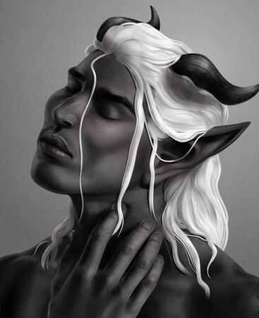 Hwan - portrait personal art
